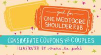 Cover image for Good For One Mediocre Shoulder Rub: Considerate Coupons for Couples