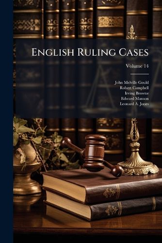 Cover image for English Ruling Cases