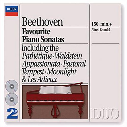 Cover image for Beethoven Favourite Piano Sonatas