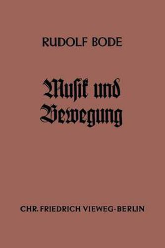 Cover image for Musik Und Bewegung