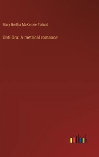 Cover image for Onti Ora