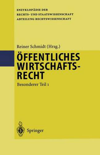 Cover image for OEffentliches Wirtschaftsrecht: Besonderer Teil 1