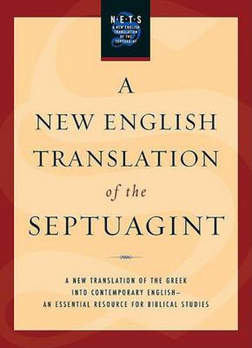 Cover image for A New English Translation of the Septuagint