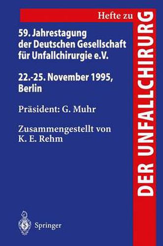 Cover image for 59. Jahrestagung der Deutschen Gesellschaft fur Unfallchirurgie E.V.