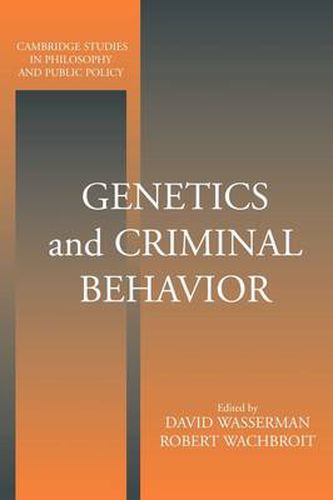 Cover image for Genetics and Criminal Behavior