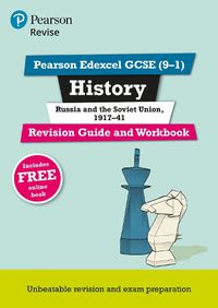 Cover image for Pearson REVISE Edexcel GCSE (9-1) History Russia and the Soviet Union Revision Guide and Workbook: for home learning, 2022 and 2023 assessments and exams