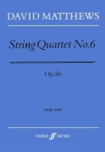 Cover image for String Quartet No. 6