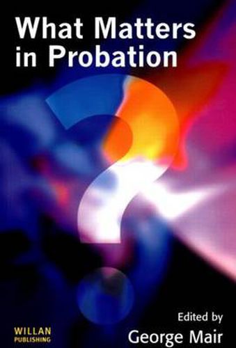 Cover image for What Matters in Probation