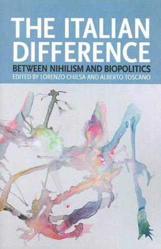 Cover image for Italian Difference: Contemporary Italian Thought