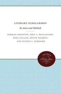 Cover image for Literary Scholarship: Its Aims and Methods