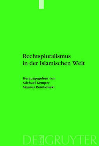 Rechtspluralismus in der Islamischen Welt: Gewohnheitsrecht zwischen Staat und Gesellschaft