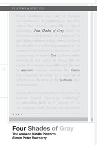 Cover image for Four Shades of Gray: The Amazon Kindle Platform