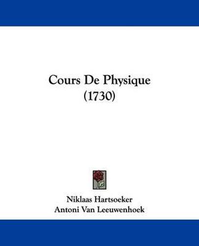 Cover image for Cours de Physique (1730)