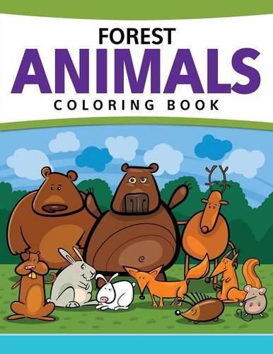 Cover image for Forest Animals Coloring Book