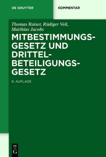 Cover image for Mitbestimmungsgesetz und Drittelbeteiligungsgesetz