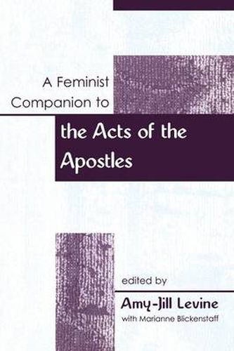 Cover image for A Feminist Companion to the Acts of the Apostles