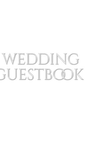 classic stylish Wedding Guest Book