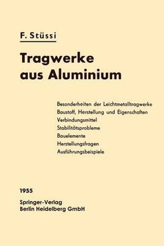 Cover image for Tragwerke aus Aluminium