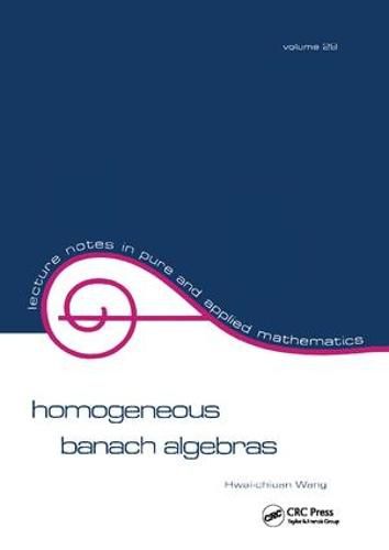 Cover image for Homogeneous Banach Algebras