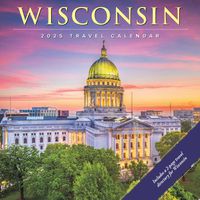 Cover image for Wisconsin 2025 12 X 12 Wall Calendar