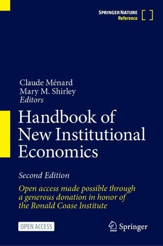 Cover image for Handbook of New Institutional Economics