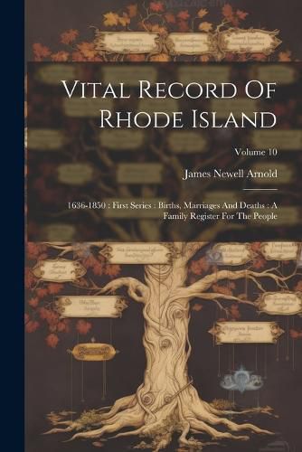 Cover image for Vital Record Of Rhode Island