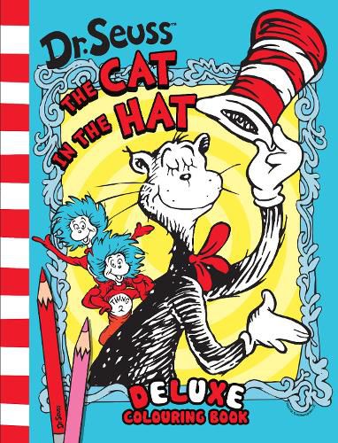 Cover image for Dr Seuss the Cat in the Hat Deluxe Colouring Book