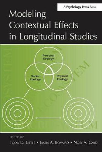 Cover image for Modeling Contextual Effects in Longitudinal Studies