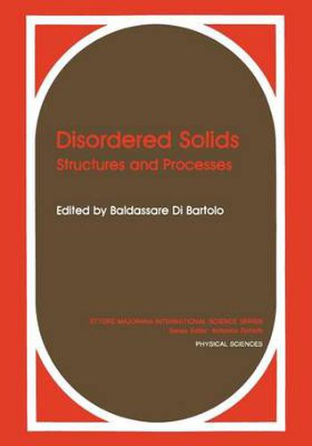 Cover image for Disordered Solids: Structures and Processes