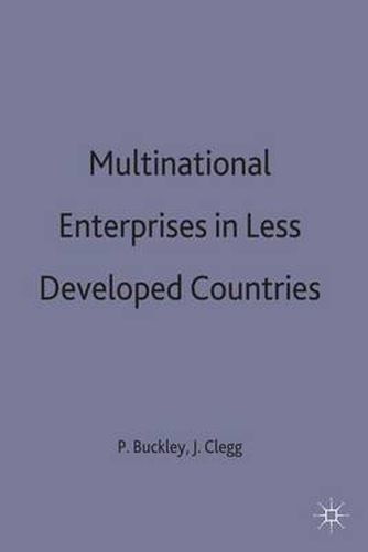 Cover image for Multinational Enterprises in Less Developed Countries