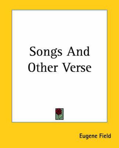 Cover image for Songs And Other Verse