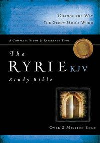 Cover image for KJV Ryrie Study Bible Genuine Leather Black Red Letter, The