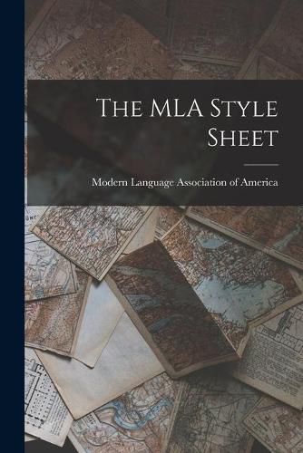 Cover image for The MLA Style Sheet