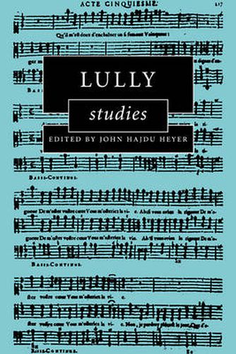 Cover image for Lully Studies