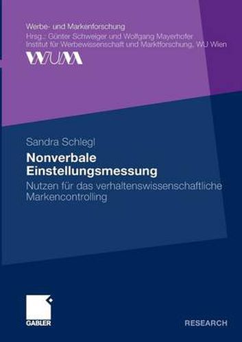 Cover image for Nonverbale Einstellungsmessung: Nutzen Fur Das Verhaltenswissenschaftliche Markencontrolling