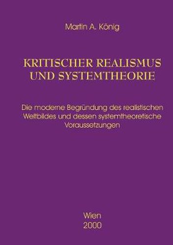 Cover image for Kritischer Realismus und Systemtheorie 1.Auflage