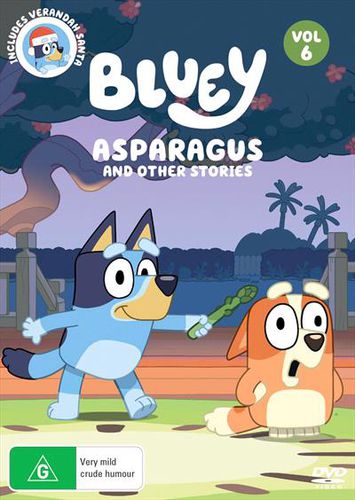 Cover image for Bluey: Asparagus and other stories, Volume 6 (DVD)