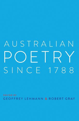 Cover image for Australian Poetry Since 1788