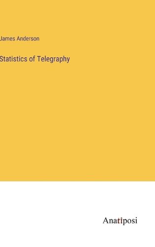 Cover image for Statistics of Telegraphy