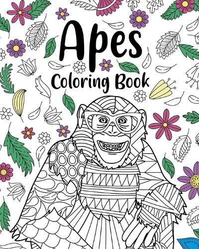 Cover image for Apes Coloring Books