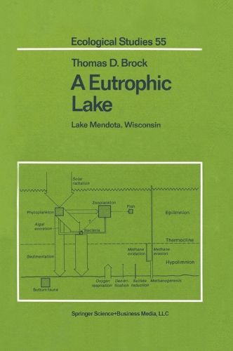 Cover image for A Eutrophic Lake: Lake Mendota, Wisconsin