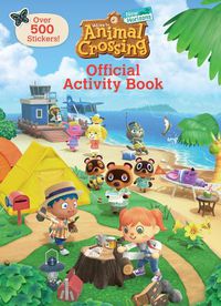 Cover image for Animal Crossing New Horizons Official Activity Book (Nintendo)