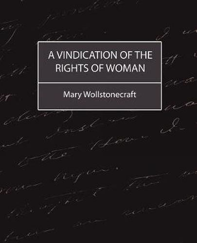 Cover image for A Vindication of the Rights of Woman