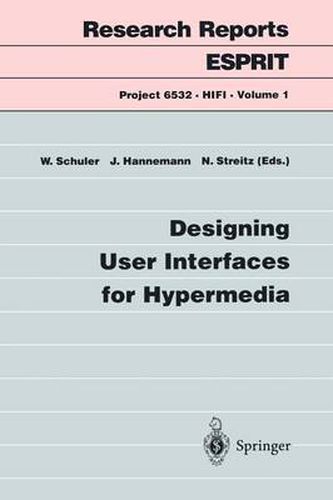 Cover image for Designing User Interfaces for Hypermedia