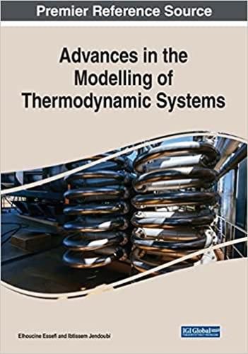 Cover image for Advances in the Modelling of Thermodynamic Systems