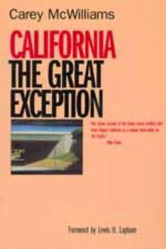 Cover image for California: The Great Exception