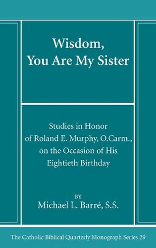 Cover image for Wisdom, You Are My Sister