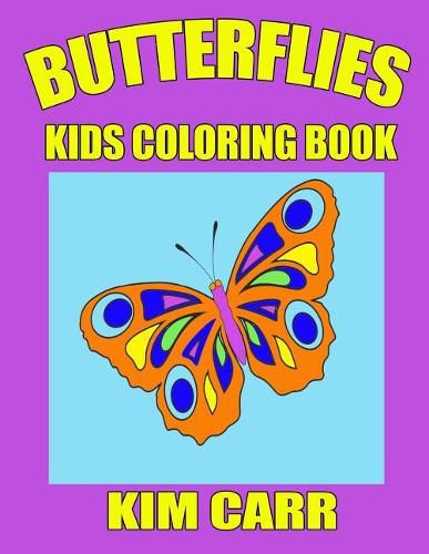 Butterflies: Kids Coloring Book