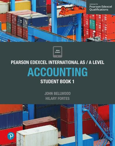 Cover image for Pearson Edexcel International AS/A Level Accounting Student Book 1