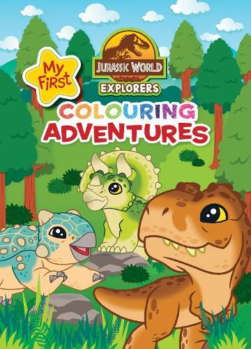 Cover image for Jurassic World Explorers: My First Colouring Adventures (Universal)